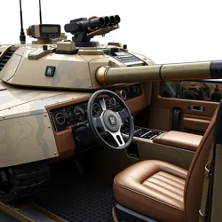 A Rolls-Royce Phantom converted into a main battle tank using [Luxury Combat Integration System](#) technology