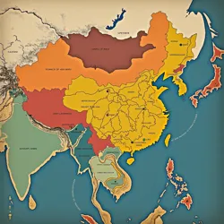 Regional powers solidify control after the Yuan Dynasty collapse, leading to the formation of states like Liang-Ning and Yong-An.