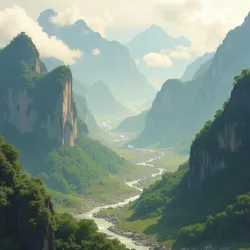 Mountainous terrain of Dongsheng Protectorate fostering linguistic conservatism