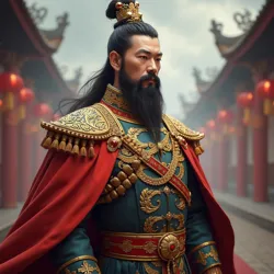 The Grand Duke as the supreme military commander and nominal head of state in Liang Ning, embodying the Mandate of Heaven.