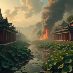 Western powers initiate wars through Black Lotus trade, causing addiction, social disorder, and military conflict in the Jade Lands.