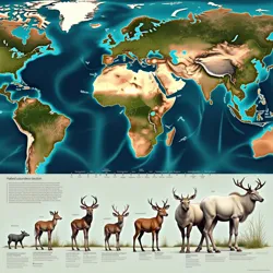 Comparative satellite imagery showing the development of aesthetic wildlife corridors during the Great Cuteness Radiation