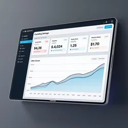 Screenshot of the RentMax AI dashboard showing predictive rent optimization curves