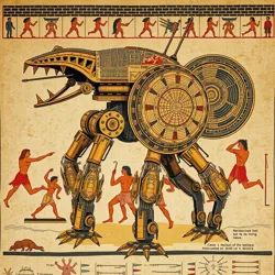 Minoan Mecha Fresco