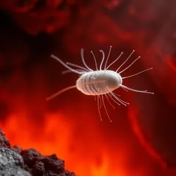 An artist's impression of a Thermo Glider traversing a geothermal vent.