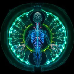 Anatomical diagram showing the intricate echo chambers of Sonus multiplicatus