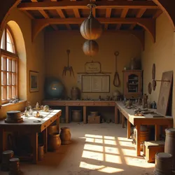 Ancient timekeeper's workshop