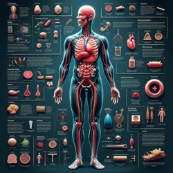 Visualization of major market force pathways and exchange networks in the human body