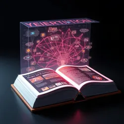 A holographic book with infinite pages