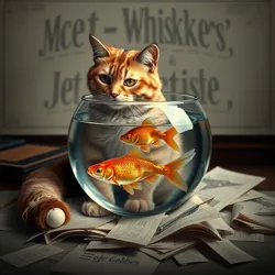 A promotional image from the groundbreaking series "The Ambassador's Goldfish"