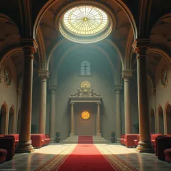 The Grand Hall of Benevolent Hexes at the School of Compassionate Cursework's main campus