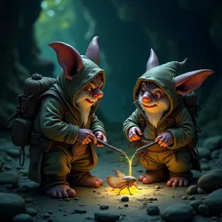 Nigritude Gnomes Study Moths