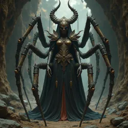 Represents the Teir'dal culture shaped by their devotion to the Spider Queen, influencing their art, values, and the aesthetics of their subterranean world.