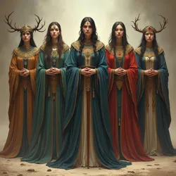 Illustrates the matriarchal structure of Teir'dal society, where females hold positions of power in religion, governance, and military, shaping their civilization.