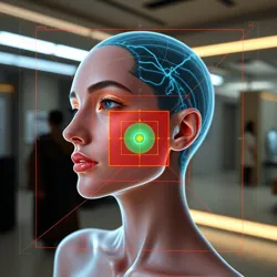 A medical scan showing the safe zones for non-Euclidean aesthetic modification