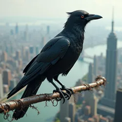 Nest City One, the world's first avian-designed metropolis, featuring suspended gardens and wind-powered infrastructure