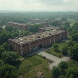 The remains of the notorious Piedmont Processing Facility, the largest reeducation camp in the Atlanta Government system