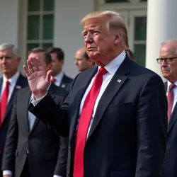 Donald Trump takes the oath of office for his second term as the 47th President of the United States on January 20, 2025, becoming the second president after Grover Cleveland to serve non-consecutive terms