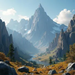 Acoustic Mountains Majestic Landscape