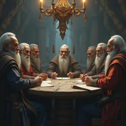 Council of clan elders, known as the Steinthing, serving as the central governing body for the Dvergar Confederacy, meeting in Undgrim.