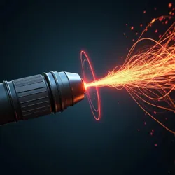 A conceptual representation of infrasonic, ultrasonic, and audible sound waves being emitted from different sonic weapon devices.