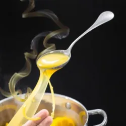 A ghostly ladle stirring a pot