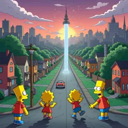 The Simpsons Movie's successful transition to cinema expanding the narrative and visual scope.