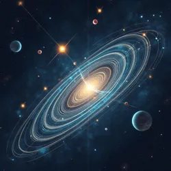 Theoretical model showing the interaction between cosmic humor waves and conventional spacetime