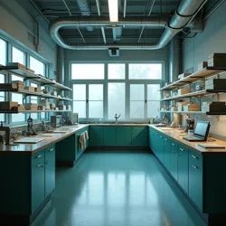 The original laboratory where Dr. Reinhardt conducted her early TDWG experiments