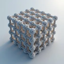 Metamaterial lattice structure