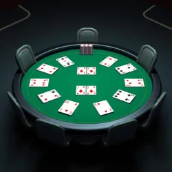 Complex 4D poker table setup