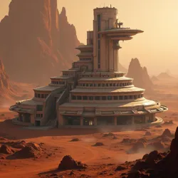 Nova Industries headquarters on Mars