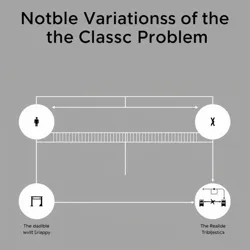 Complex ethical scenario diagram showing multiple track configurations