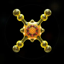 Molecular structure of Euphoriax showing its unique triple-helix binding sites