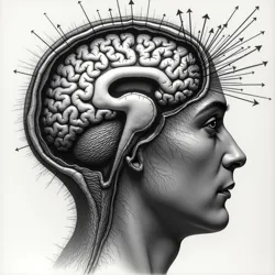 fMRI scan showing unusual activation patterns in the parietal lobe during an acute episode of categorical vertigo