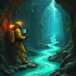 Underground river mapping