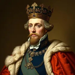 Emperor Leopold in royal regalia