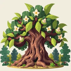 Illustration of Arboreal Civilization's Capitol - The Great Oak