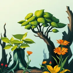 Illustration of Arborian sentient plants