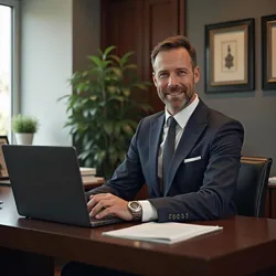 Peter Vogt-Gabrielsen photographed in his office at Vogt-Gabrielsen headquarters in 2023