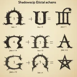 A comparison of Shadowscript evolution