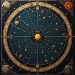 A celestial navigation chart from the Age of Shadows marking the known domains of various cosmic liches across the night sky