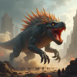 A Gorager unleashing its signature sonic roar during an assault on an Elysian stronghold image