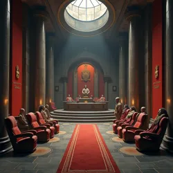 The Grand Chamber of the High Tribunal, located within the Lawwatch's core base near Zyon