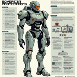 Technical readout showing the integration of Sovereign Combat Protocol restrictions within a leader's combat systems