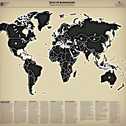 A classified map showing the progression of leader mechanization during the Three Dark Months