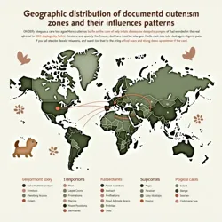 Geographic distribution of documented autonomous cuteness zones and their influence patterns