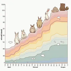 Data visualization showing exponential growth in synthetic cuteness saturation levels across major metropolitan areas