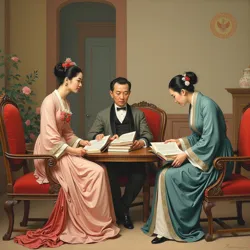 A formal reading of the Verses at an Anglo-Chinese Salon in Shanghai, 1855