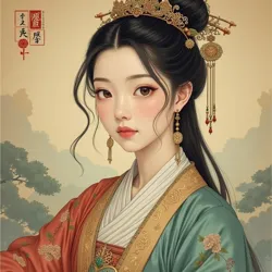 Portrait of Lady Zhang